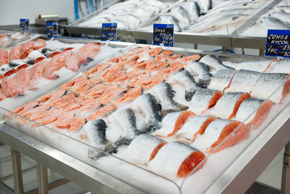 Pesce fresco al mercato
